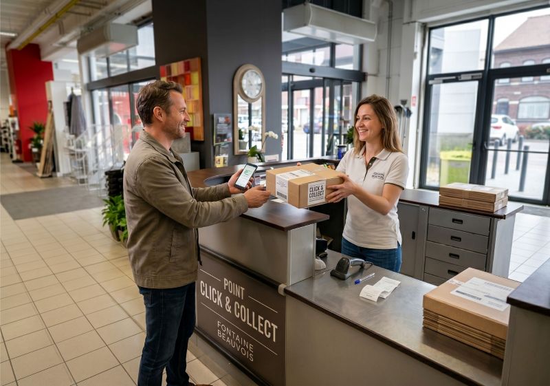 Retrait Click & Collect chez Fontaine Beauvois