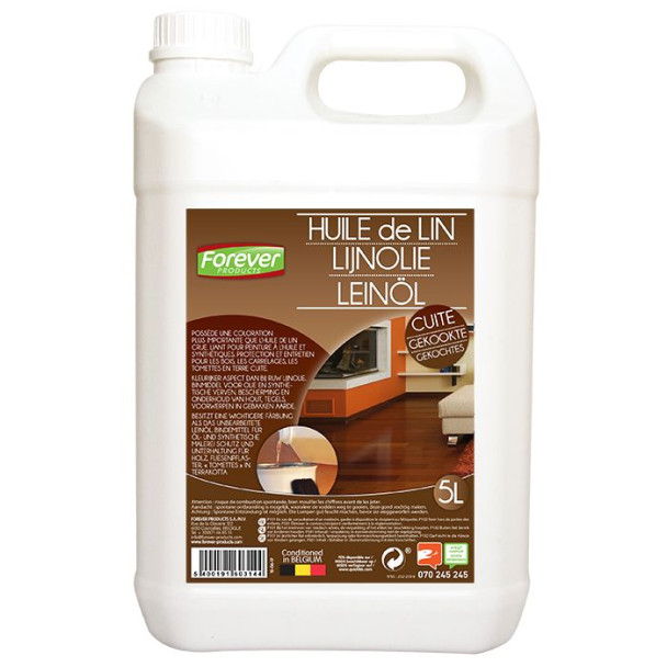 Huile lin cuite 5l
