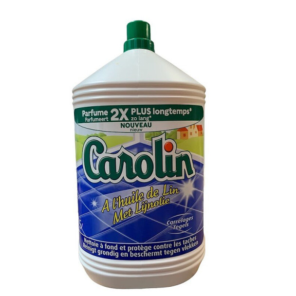 Carolin nettoyant carrelage huile de lin  5l