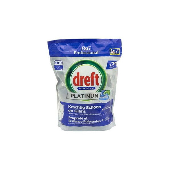 Dreft Platinum regular 75 tablettes pour lave-vaisselle