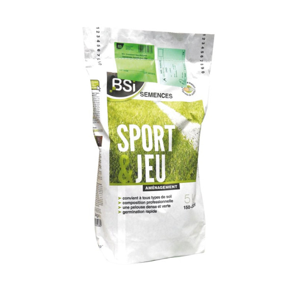 Semences gazon sport et jeux 5?kg