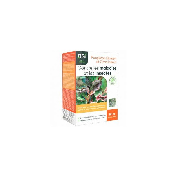 Fungistop jardin & Omni Insect contre les maladies 60?ml