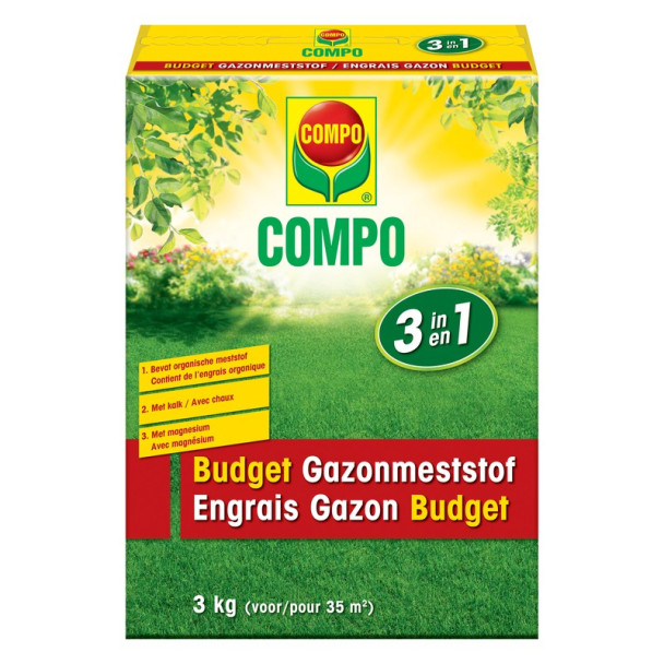 Engrais gazon budget 35 m²
